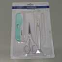 Westcott 00502 Die Cutting Crafting Tools Set with Crafting Tweezers, Detail Scissors, XL Scraper and Weeder Tool, 4 Piece