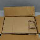 FACEBAG 50-Pack Brown Paper Bags with Handles Bulk, 8x4.25x10.5 Inches,Medium-sized Gift Bags with Handles for Party FavorsTake-OutGrocery Shopping & RetailReusable & Durable