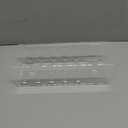 Clear Wall Mounted Marker Holder, Dry Erase Marker Holder | Sturdy Acrylic Material, Mounts To Wall, Marker Tip Slot Keeps Markers In Place | Holds 10 Markers & 1 Eraser (2.9x9.5x3.5in)