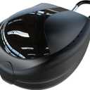 ARGOMAX Sports Mouth Guards Case, 1 Piece Sports Braces Case with Carabiner, Football Mouthguard Case, Black.