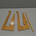 Wooden Laptop Stand Vertical Laptop for 13-18.6in Bamboo Stand for Desk,Laptop Stand Compatible with MacBook Air Pro/Dell XPS/Surface pro/HP/Pixelbook/Lenovo,More Laptops