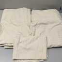 Myfair Linen 1 Flat Sheet, 1 Standard/Queen Pillowcase, 1 Fitted Sheet, 100% egyptian cotton 