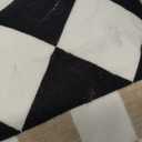 Morebes Checkered Rug Runner for Kitchen, 2x7 Black Washable Runner Rug for Hallway Non-Slip, Checkerboard Soft Indoor Bedroom Carpet Runners for Entryway Bathroom Nursery