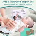 Sloyar Refills Compatible with DEKOR CLASSIC Diaper Pails/3 Pack/Versatile and Functional/Suitable for Seniors and Infants/Baby Powder Fragrance/Holds up to 1650 Diapers