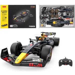 RASTAR 92600 1/16 Oracle RedBull F1 RB19 Collectible RC Car Building Kit - Ideal Gifts for Play & Display - Officially Licensed Car Model with Remote Controller for Kids, Teens & Adults