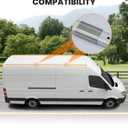 MELIPRON Roof Rack Side Rails Fit for Sprinter Van 170" WB, Aluminum Track Racks with Rubber Seal Fit for 2007-2025 Sprinter High Roof