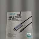 llano USB C to HDMI Cable with 100W PD Charging, 4K@60Hz 2-in-1 Unidirectional Adapter Thunderbolt 5/4/3 Compatible, for MacBook, iPhone 17 Pro Max, Steam Deck, Switch 2, iPad (6.6ft (2m))