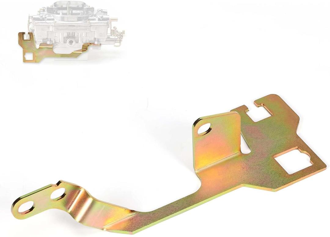 Throttle Cable Bracket and Kickdown Cable Bracket #157313 Compatible with Edelbrock Carburetor Performer, for Thunder AVS, for Quadrajet-style Carburetors Fits TH350, 700-R4 and 200-4R Cables