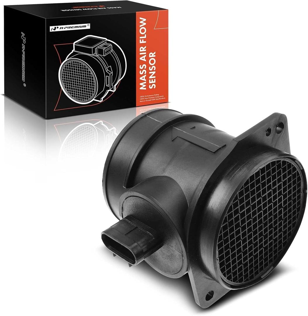 A-Premium Mass Air Flow Sensor Meter Compatible with Chevy & GMC & Pontiac & Buick & Cadillac & Saturn, fits for Impala, Equinox, Acadia, G6, Grand Prix, Lacrosse, Terraza & More, Replace# 15911983