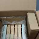 CAROTE 11 Pieces Knife Set with Block for kitchen, Stainless Steel Razor-Sharp Blade, Triple Riveted Ergonomic Handle, Wooden Magnetic Block, Essential Knife Block Set, Beige