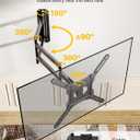 monTEK Long Arm TV Wall Mount for Most 23-65 Inch TVs, 37 Inch Long Extension TV Mount Swivel and Tilt, Full Motion Wall Mount Tv Bracket Fit Max VESA 400 x 400mm, Up to 77 lbs
