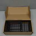 Cisily Sink Caddy Sponge Holder for Kitchen with Brush Holder and Stainless Steel Self Drain Tray, Rustproof Kitchen Sink Organizer for Sponge, Soap Dispenser Storage Accessories (9.25, Black)