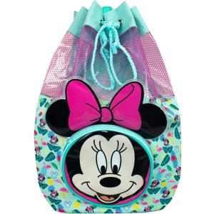 Disney Minnie Mouse Swimming Bag | Girls Swim Bag With 3D Ears | Minnie Mouse Backpack | One Size Blue