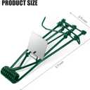 Mole Gopher Trap Outdoor Metal Tactical Vole Traps Outdoor Reusable Gopher Killer Keep Moles Out of Yard Lawn Garden, Pack of 6, Green