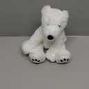 Apricot Lamb Toys Plush White Polar Bear Stuffed Animal Soft Cuddly Perfect for Child White Polar Bear 8 Inches