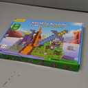 150PCS Magnetic Blocks - Build Mine Magnet World Kids Building Blocks with Magnet Board for 3 4 5 6 7 8 9 10 Year Old Boys & Girls Magnetic Tiles STEM Sensory Outdoor Toys for Kids Ages 4-8 5-7