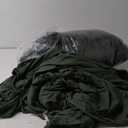 Pinch Pleated  1 Bed Sheet 90"x102". 1 Mattress Cover 60"x80"x14". Duvet Measures 84"x 82", 1 Pillow Case, Sage Green