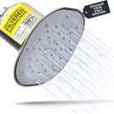 Afina Filtered Shower Head | High Pressure Shower - Reduces Dry Itchy Skin, Dandruff, Eczema, & Dramatically Improves Condition of your Skin, Hair & Nails (Nickel)