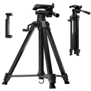 Laser Level Tripod Stand for Bosch: 61 Inch Lightweight Portable Adjustable Tripod for Laser Level with 3-Way Swivel Pan Head - 1/4" Thread Rotating Laser Level for Dewalt