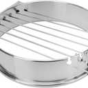 only fire Shish Kabob Set with Stainless Steel Ring, Automatic Skewers Turner for Weber 22" Kettle and Other Similar Kettle Grills