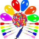 OOTSR Dart Balloon Game Set Includes 500 Balloons & 10 Darts Plus Pump - Exciting Outdoor Game for Adults, Best Carnival, Birthday Party & Backyard Fun