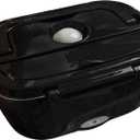 1.5L Food Warmer, Large Capacity Electric Lunch Box, Adult Hot Lunch Box with Fork Spoon, Stainless Steel Removable Liner, Portable Lunch Warmer for Truck Car Office (Black)