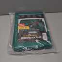 8' x 10' Dual-Sided Heavy-Duty Tarp  10 Mil Tear-Resistant Green & Black Cover with Reinforced Edges and Anti-Rust Grommets