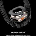 amBand Rugged Case with Band for Apple Watch Ultra 3/2/1 49mm, M3 Military Grade Shockproof Cover, Includes Screen Protector Kit, Tactical Band for Men - Compatible with iWatch Ultra, Matte Black