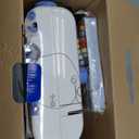 Sewing Machine for Beginners with 42 Pcs Sewing Kit, Sewing machine with 12 Built-in Stitches, High-Low Speeds Small Sewing machine LED lights