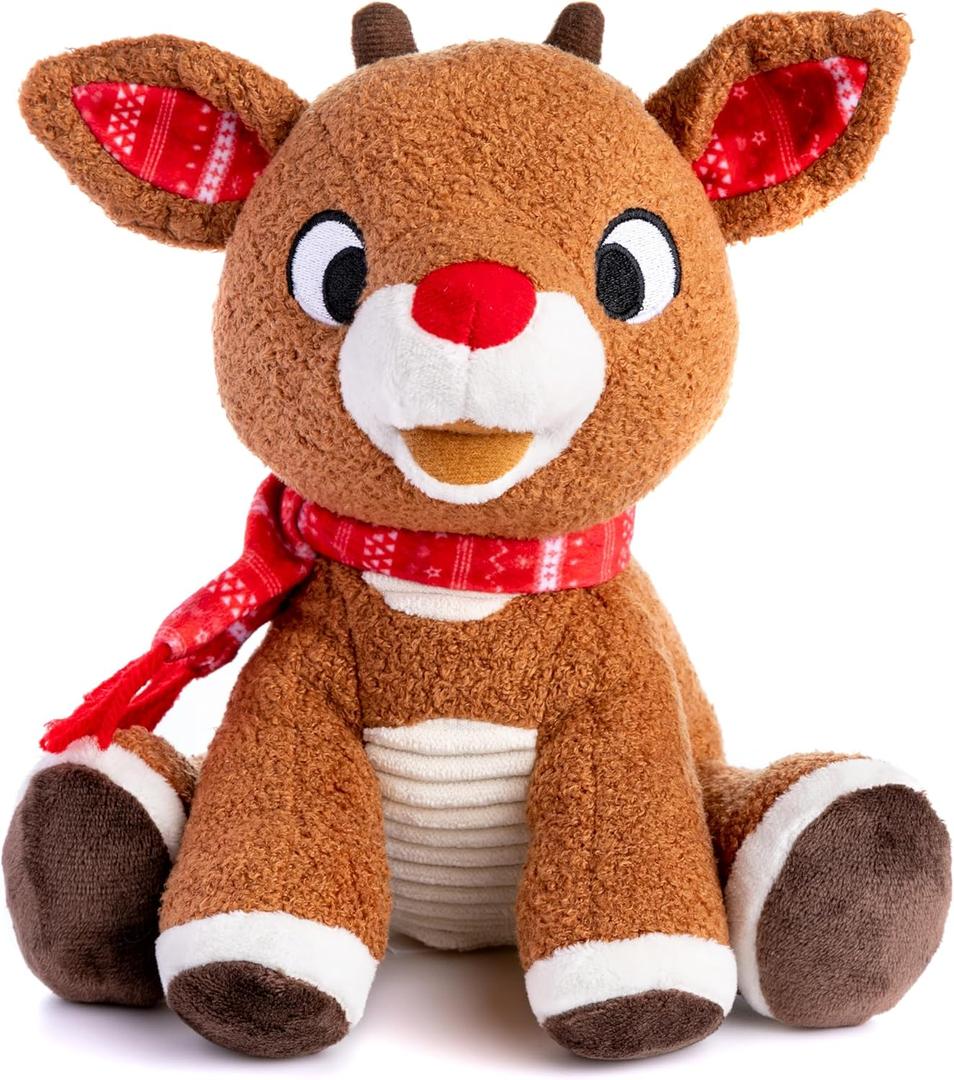 KIDS PREFERRED Rudolph the Red - Nosed Reindeer - Stuffed Animal Plush Toy 8 inches