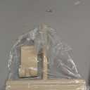 DEOFUXT Shower Squeegee for Glass Doors, Full Silicone Jacketed Squeegee with Ergonomic Handle & NoDrill Hook, Cleaning Tool for Windows, Mirrors, Tiles, Bathroom & Car  Beige