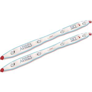 FUNBOY Plastic Inflatable Shot Board Ski, 4 Shot Capacity 6-feet Long, 4 Shot Cups Included, Apres Design, 2 Piece Set (White Apres Two Pack)