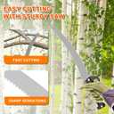 SISUPASSIE 26FT Reach Pole Saw for Tree Trimming, Telescoping Tree Pruner Extendable with 5-20FT Extension Pole, Manual Saw for Garden, Patios, Yard