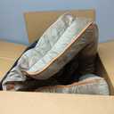 Bedsure Orthopedic Dog Bed Medium Size Dogs - Washable Medium Dog Cat Bed Waterproof, Comfort Pet Couch Sofa with Washable Removable Cover, Pets Bed with Nonskid Bottom, Grey, 28"