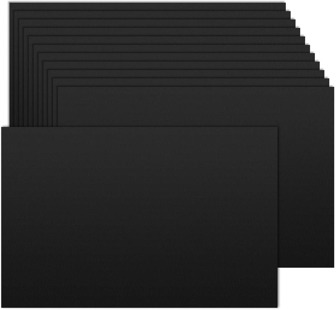 120 Sheets Black Cardstock Paper 5" x 7" 250gsm/92lb Thick Heavy Blank Cards Stock for DIY Art Projects, Card Making, Postcards, Greeting Cards,Business,Birthday Party, Wedding Invitation