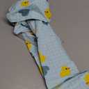 SlowTon Dog Raincoat, Adjustable Dog Rain Jacket Clear Hooded Double Layer, Waterproof Poncho with Reflective Strip Straps and Storage Pocket for Small Medium Large Dogs Puppies(DK XL) (Duck Pattern)