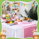 VitalCozy 12 Pcs Graduation Satin Table Runners 12 x 108 Multicolor Long Satin Silk Table Runner Colorful for Graduation Wedding Birthday Party Banquet Decor(6 Color)