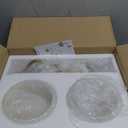 Glass Battery Operated Wall Sconces Set of 2, Rechargeable Wall Lamp with Remote, 12 Colors Dimmable Wireless Sconces Wall Decor Set of 2 with Timer for Bedroom Living Room (Gold, 2 Pack)