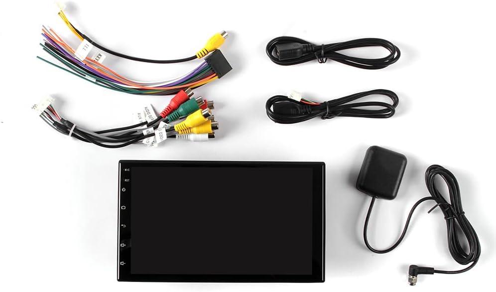 Kunfine 7 Inch Wireless Apple Carplay Car Stereo Double Din Touch Screen Car Radio with Bluetooth Android Auto Mirror Link FM EQ SWC, Car Audio Receiver with USB/SWC/MIC/AUX-in