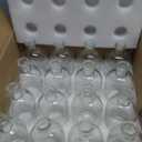 YOUEON 16 Pack Clear Glass Bud Vases, Small Bud Vases in Bulk, Glass Flower Vases for Centerpieces, Vintage Decorative Bottle Vases for Flowers, Home Decor, Wedding Reception, Office