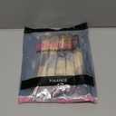 MAANGE 7pcs Makeup Brush Set Double Sided Kabuki Makeup Brushes Contour Brush for Foundation Liquid Powder Concealer Cream Cosmetics Bronzer Blending Blush Buffing Makeup Tools (Coffee Gold)