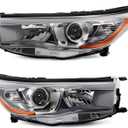 811500E250 811100E250 Halogen Headlight w/o Bulbs Compatible with 2014-2016 Highlander LE Plus/LE/Limited/XLE Driver & Passenger Side