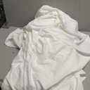 Ruffled Bed Skirt with Split Corners-Dust Ruffle - 18" Drop 100% Microfiber Soft,Sheen & Luxurious Look - Bed Skirts (White -King)