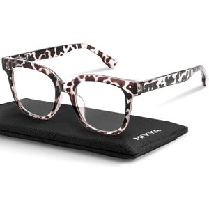 miyya Blue Light Glasses for Women & Men Oversized UV & Blue Light Blocker Chunky Frames, Stylish Eyewear Accessories