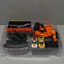 Slot Car Race Track Sets, 2 in 1 Race Car Track with 4 High-Speed Slot CarsGift Toy for Boys Kids Ages 5 6 7 8-12, Dual Power (Source) Cars Track,Dual Racing Game Lap Counter Circular Overpass Track