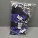 4Pcs Purple Rose Shower Curtain Sets, Thankful Grateful Blessed Bathroom Curtain with Non-Slip Rug, Toilet Lid Cover, Bath Mat and 12 Hooks, Romantic Showy Floral Wedding Decor for Bath, 72 x 72 inch