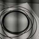 Black Circle Mirror Wall Decorative Metal Mirror Art Small Round Wall-Mounted Mirror Home Wall Decor for Bedroom Living Room Bathroom Entryway 16 x 16 Black