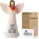 Sister Birthday Gifts,5.5'' Angel Figurine Gift for Sister's Birthday,Best Friend Birthday Gifts for Women,Happy Birthday Gifts for Women on Sisters Day and Christmas