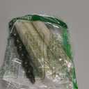 MAITREYA Olive Spiral Taper Candles - Conical Stick Handmade Twisted Candles, Set of 4 for Decoration, Weddings, Party, Church - Unscented, Dripless, 7.5 inch