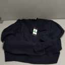 Tommy Hilfiger Womens Cotton Lightweight Turtleneck Sweater (Large, Sky Captain)